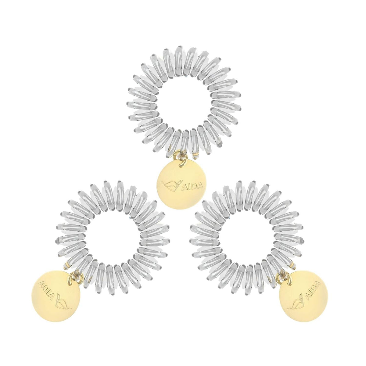 Invisibobble Original Aida 3-Piece Hair Accessories Set - Stylish Hair Ties for Women