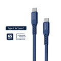 Nautica C400 Type-C Charging Cable in Navy Blue
