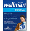 Vitabiotics Wellman Multivitamin Supplement for Men - Daily Vitamin and Mineral Boost for Energy and Overall Health