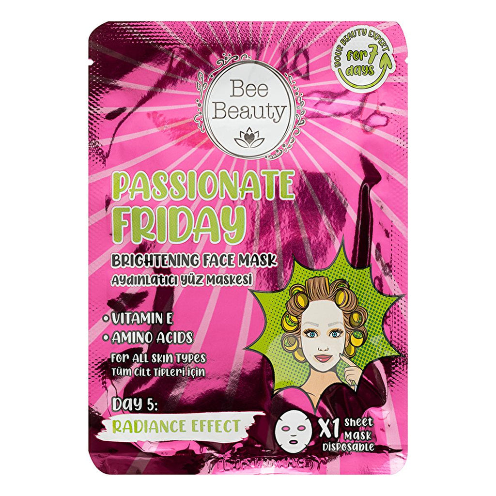 Bee Beauty Glowing Ritual: Face and Hand Mask Set - Reduce Puffiness, Brighten Skin, Smooth Hands - Easy Skincare Routine