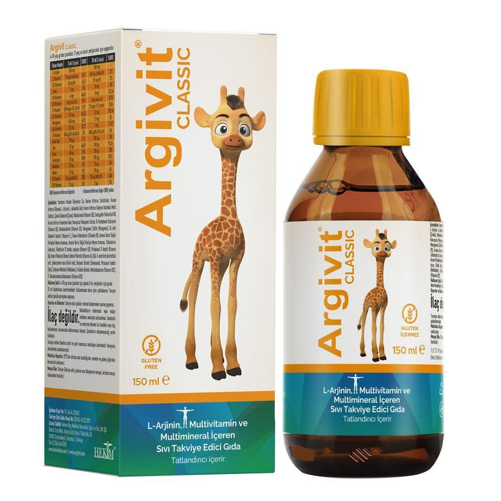 Argivit Multivitamin Syrup - Boosts Overall Health & Fills Nutritional Gaps - 150ml