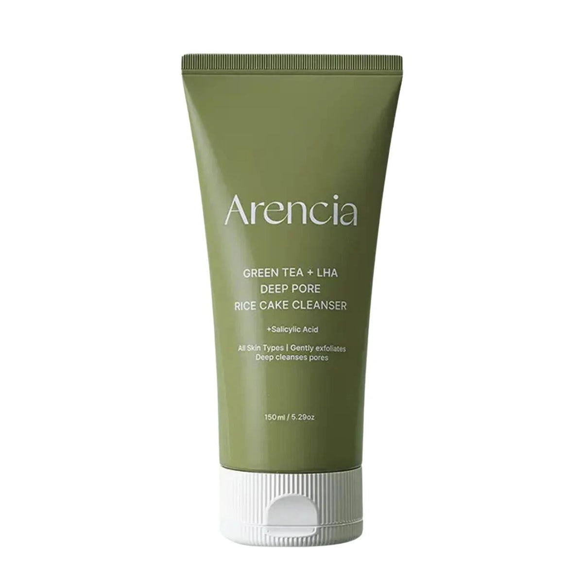 Arencia Green Tea LHA Deep Pore Rice Cake Cleanser 150 ml