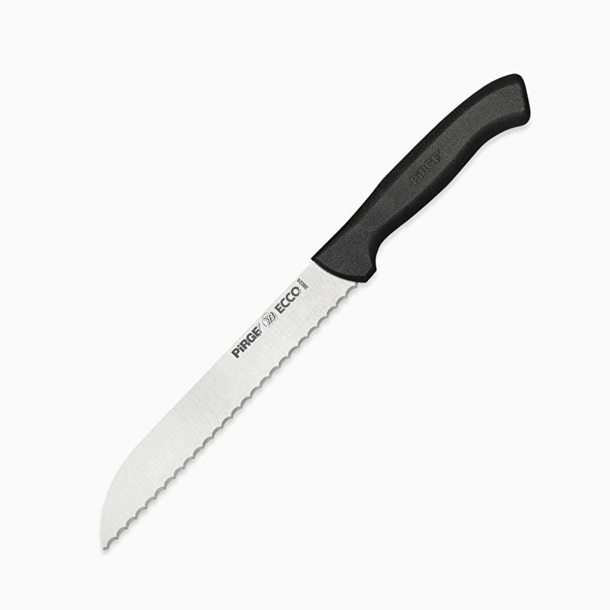 Pirge Ecco Bread Knife Pro 17.5 cm - High Carbon Stainless Steel with Ergonomic Handle