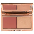 Mini Hollywood Blush & Glow Palette: Achieve Radiant, Cruelty-Free Hollywood Glow with Squalane for Travel & Touch-Ups
