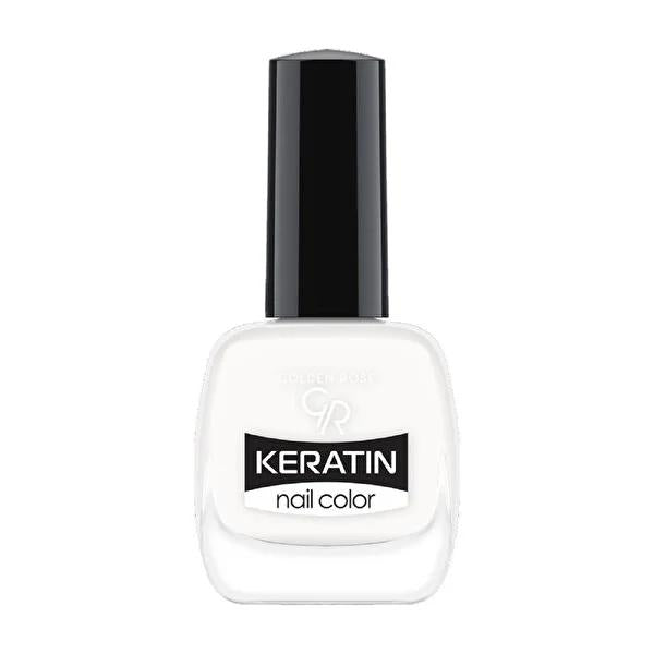 Golden Rose Keratin Nail Polish No: 02 - Shiny & Long-Lasting Nail Color with Keratin Benefits