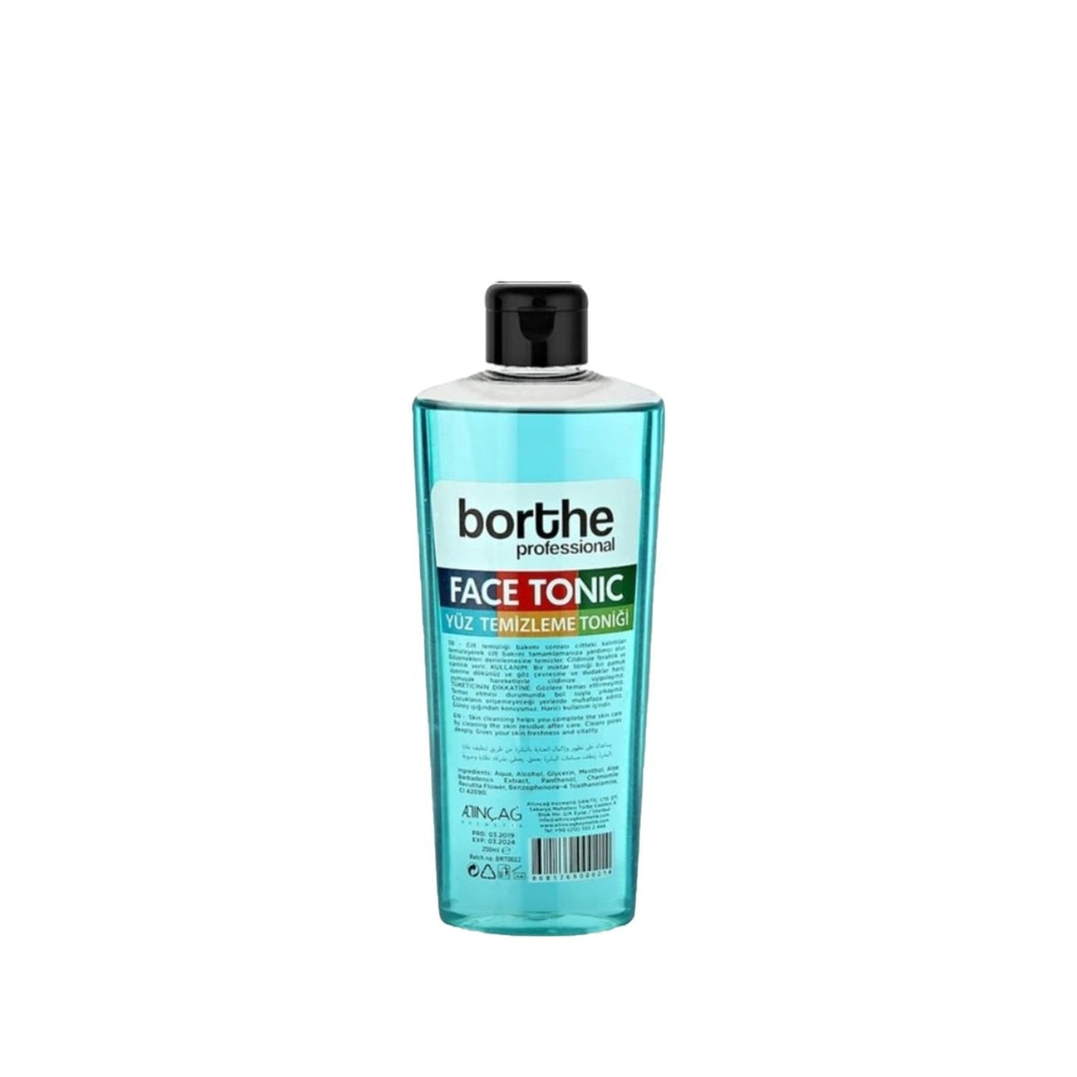 Borthe Professional Face Tonic 250ml - Gentle Skincare for Balanced Skin