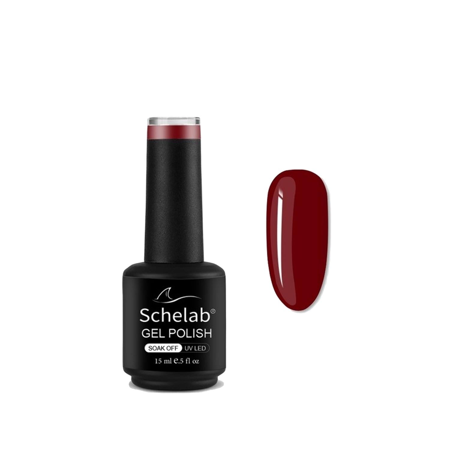 Schelab Long-Lasting 3-Step Nail Polish - Permanent Gel Nail Color, 15ml