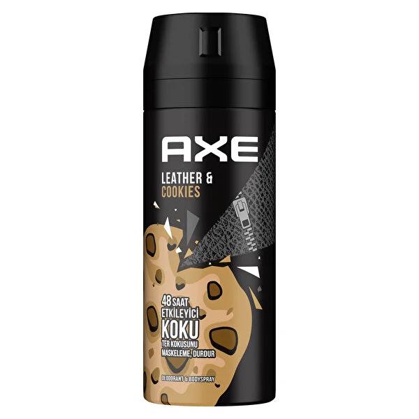 Axe Deodorant Leather & Cookies Fresh - 48-Hour Protection, Dual Action Technology, Unique Fragrance for Men