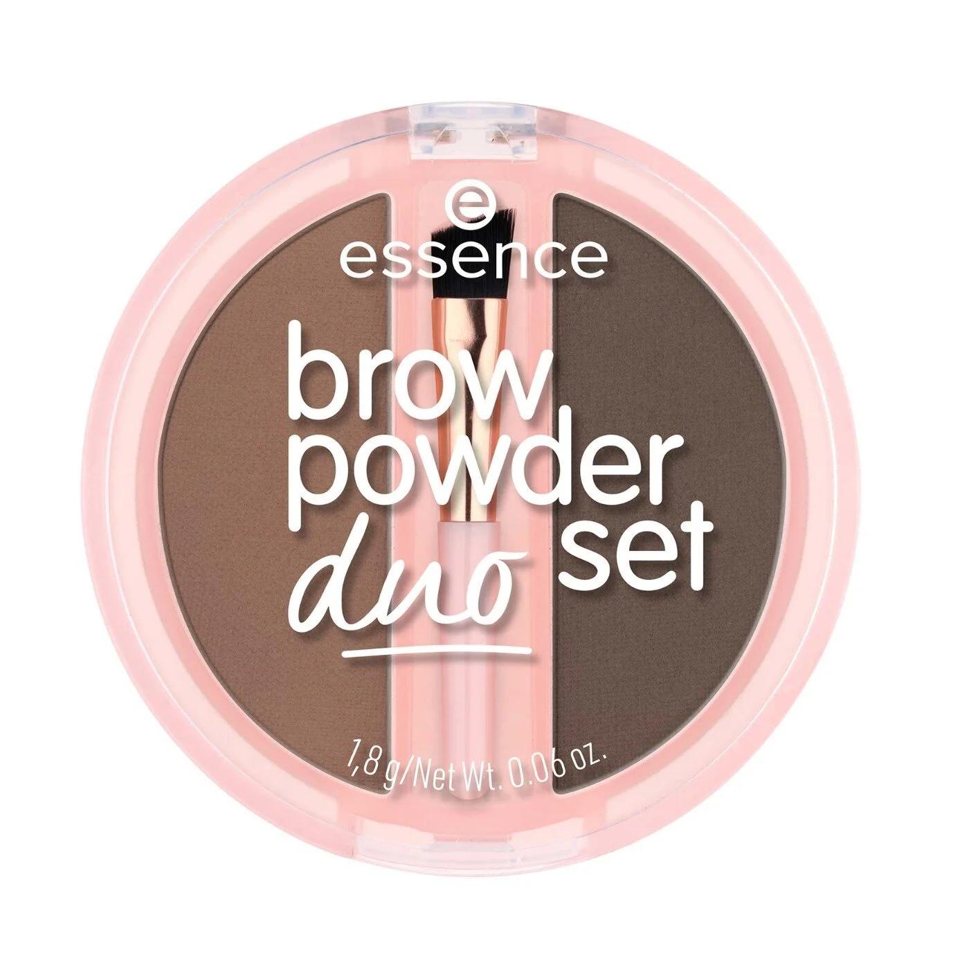 Essence Brow Powder Duo Set 02 Medium for Defined Brows