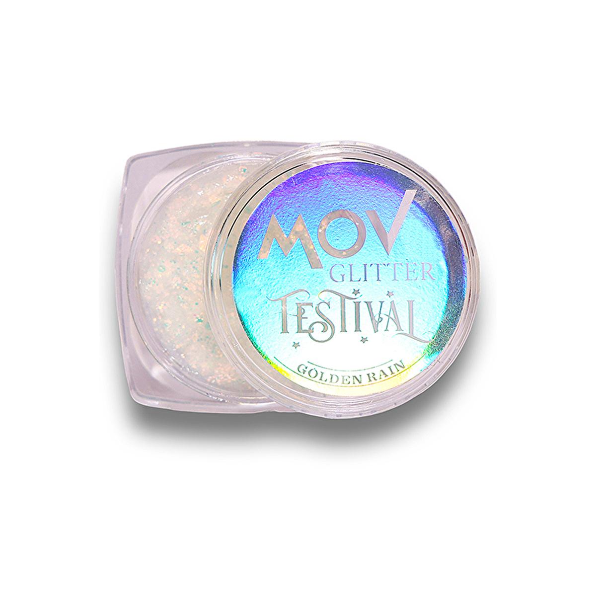 Mov Glitter Cream Festival No:12 Golden Rain - Shiny Makeup & Body Decoration Cream