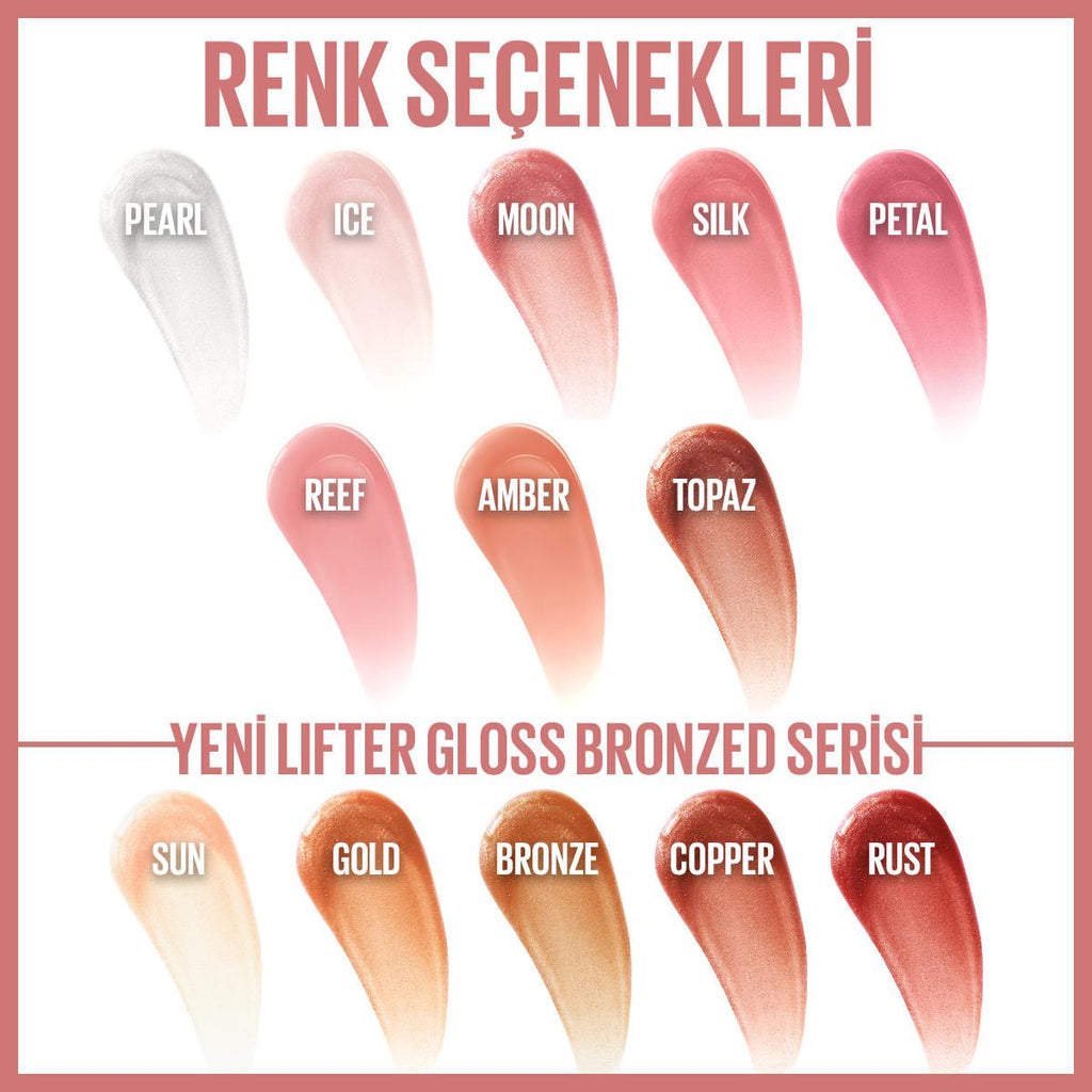 Maybelline New York Lifter Gloss - Hyaluronic Acid Lip Gloss for Moisturizing & Fuller Lips