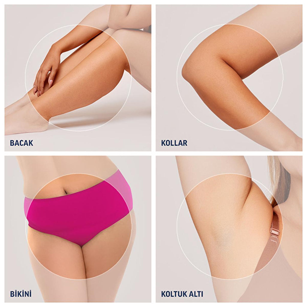 Veet Profesyonel Wax Strips for Hair Removal - Easy Gelwax Technology for Smooth Skin up to 28 Days - Normal Skin, 20 Strips