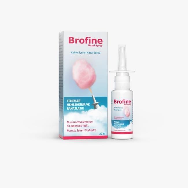 Brofine Cotton Candy Flavored Nasal Spray - Safe, Natural, and Non-Habit Forming for All Ages