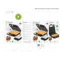 Kiwi KSM-2400W Mini Waffle Maker Non-Stick Red 1 Count