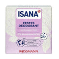 Isana Solid Deodorant: Vegan, Floral Scent with Shea Butter - Natural, Plastic-Free Protection