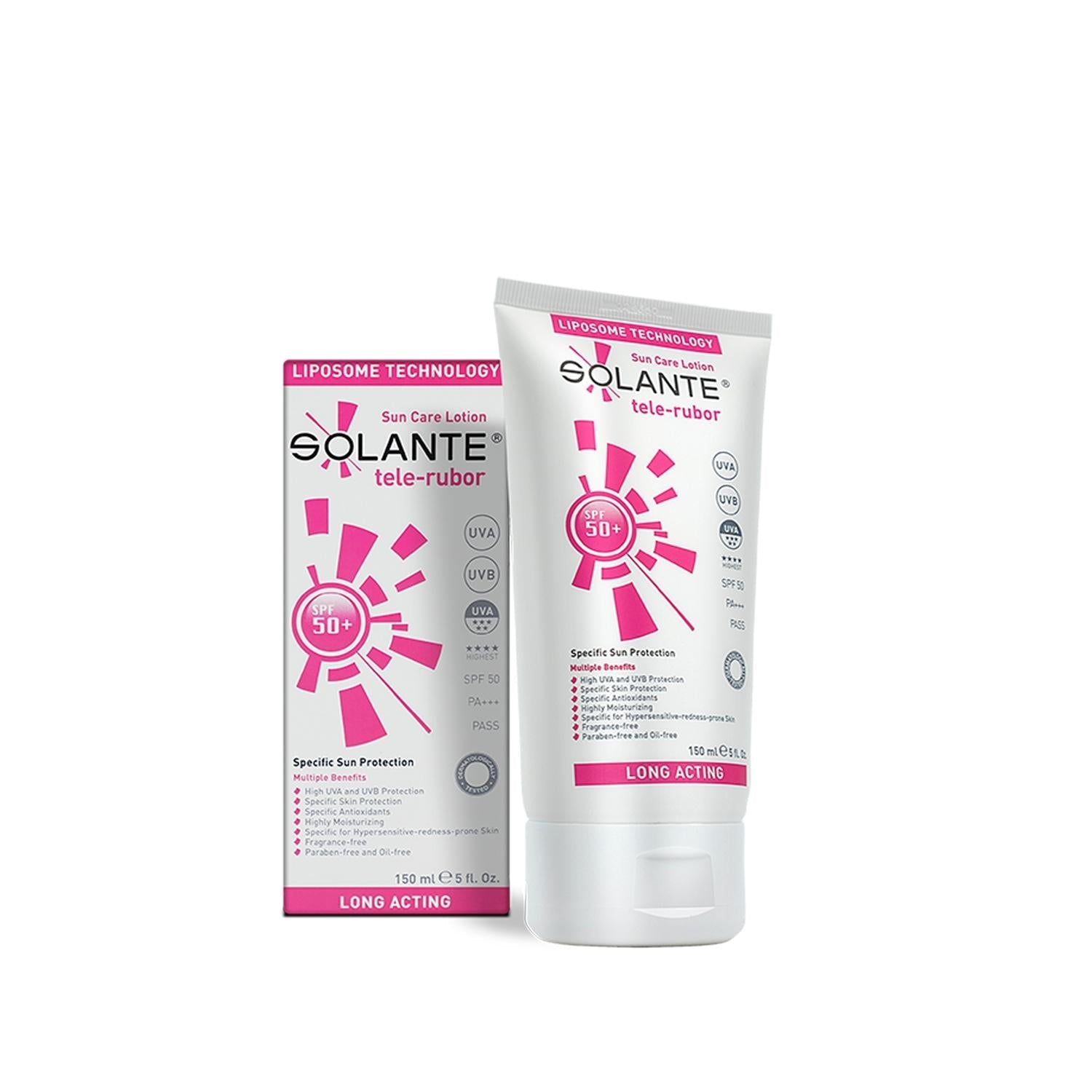 Solante Telerubor Spf50 Sunscreen Lotion for Sensitive Skin - SPF50 Protection, 150ml