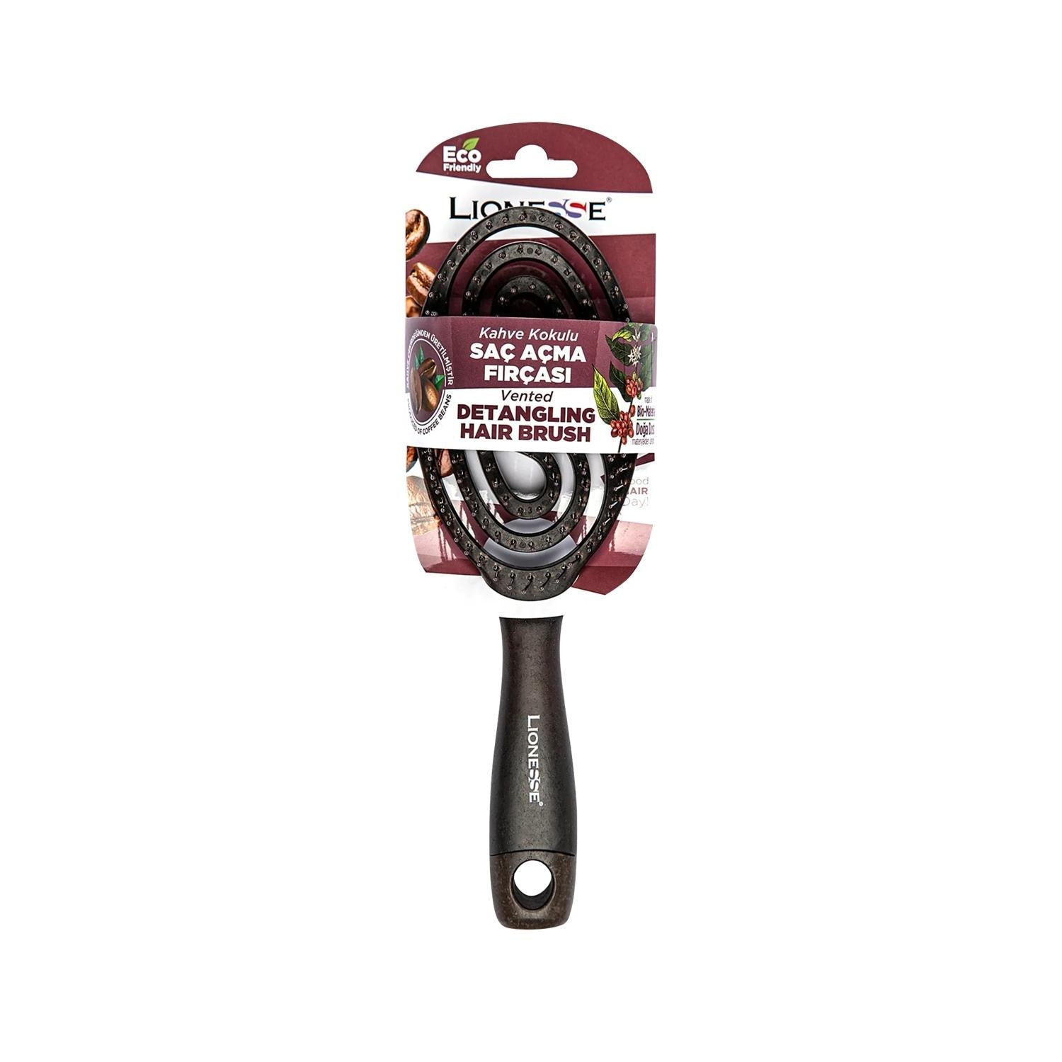 Lionesse Bio Hair Straightening Brush 8816 - Effortless Hair Styling for Curly & Wavy Hair
