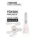 Flormar Higloss Long-Wear Gel-Look Nail Polish 001 Soft Ivory