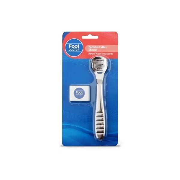 Foot Doctor Callus Shaver: Professional Stainless Steel Foot File & Callus Remover, Portable Pedicure Tool for Smooth Feet