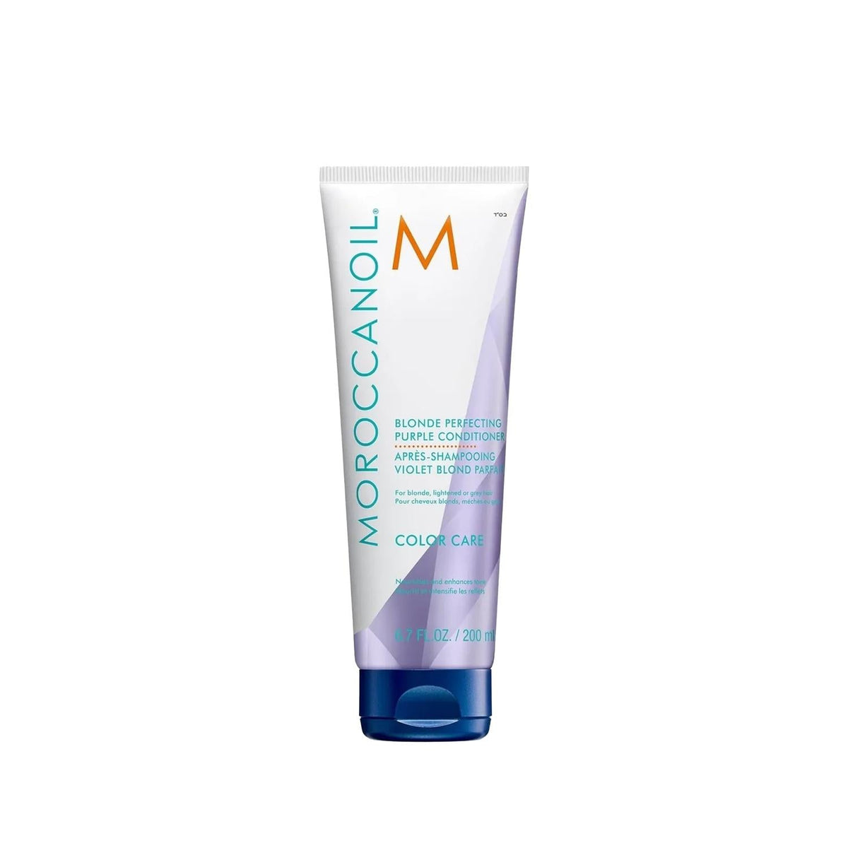 Moroccanoil Blonde Perfecting Purple Hair Conditioner: Tone Brassy Hair, Maintain Cool Blonde, Color Care - 6.76 fl oz