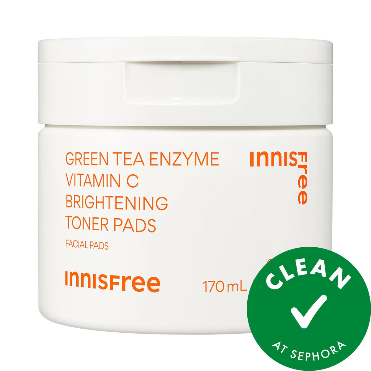 Dr. Jart+ Vitamin C Toner Pads - Brightening Skincare, Green Tea Enzyme Exfoliant, Vegan & Cruelty-Free