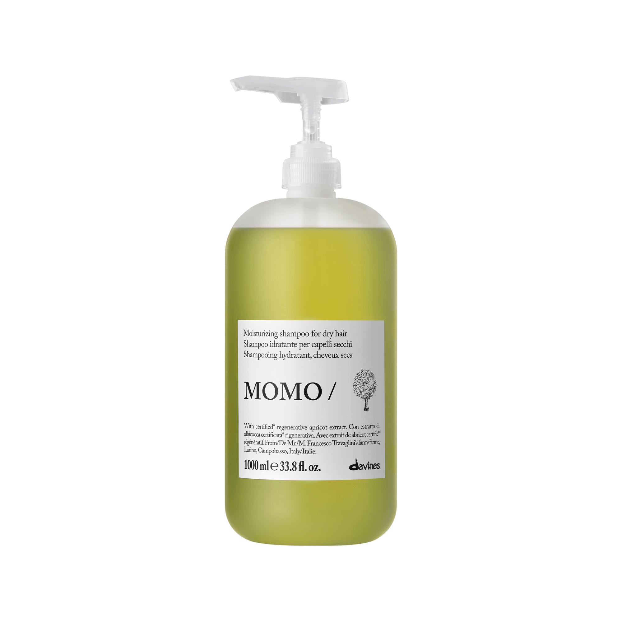 Davines Momo Moisturizing Shampoo for Dry Hair 1000 ml