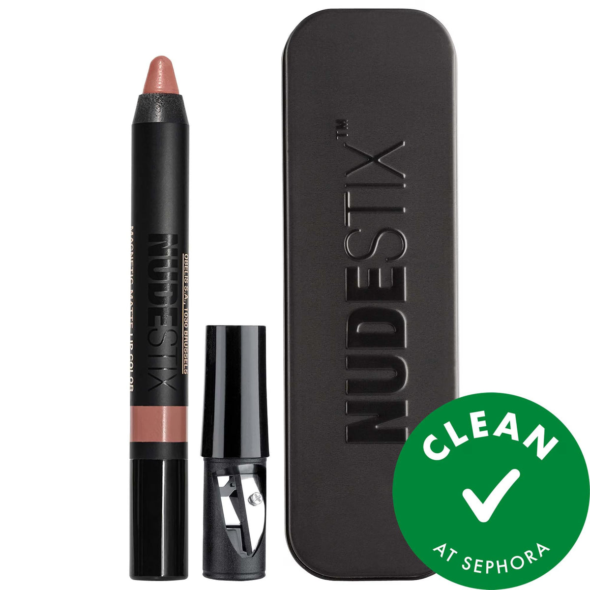Nudestix Intense Matte Lip + Cheek Pencil: 3-in-1 Long-Lasting, Non-Drying Color - Clean Beauty for Lips & Cheeks.