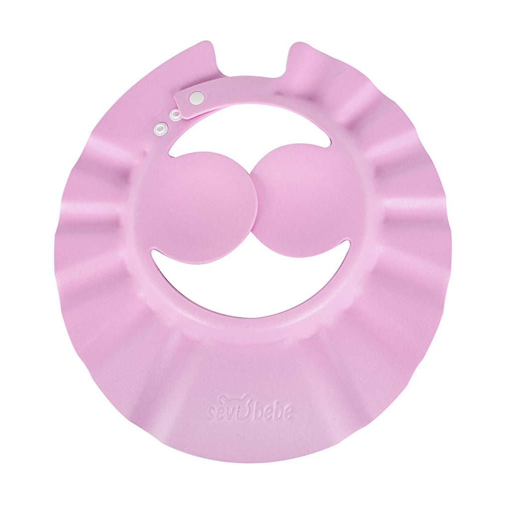 Sevi Bebe Baby Bath Cap - Soft Eva, Adjustable, Prevents Shampoo in Eyes & Ears