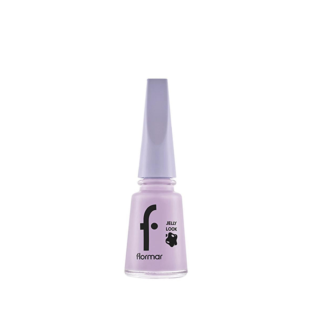 Flormar Jelly Look Nail Polish - Highly Pigmented Gel Finish, Long-Lasting Wear, Trendy Colors