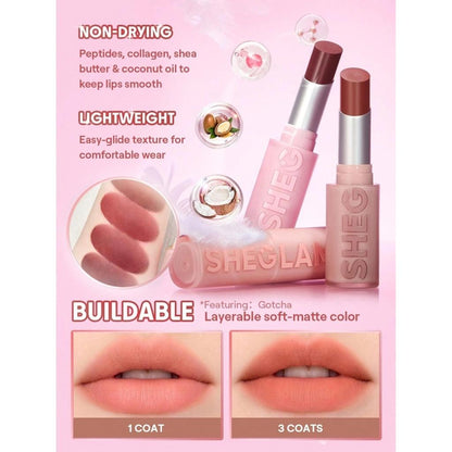 Sheglam Lip Veil Cushion Lipstick High Key 111