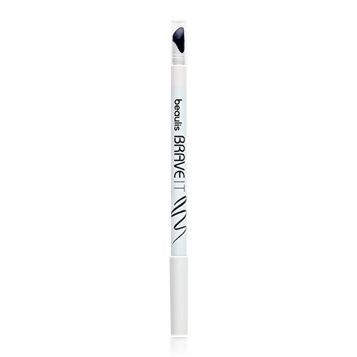 Beaulis Smoky Eye Eyeliner - Dual-Ended for Effortless Makeup, 100 Black