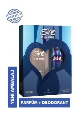 She Angel Perfume and Deodorant Set for Women: Long Lasting Fresh Scent, Alcohol & Paraben Free