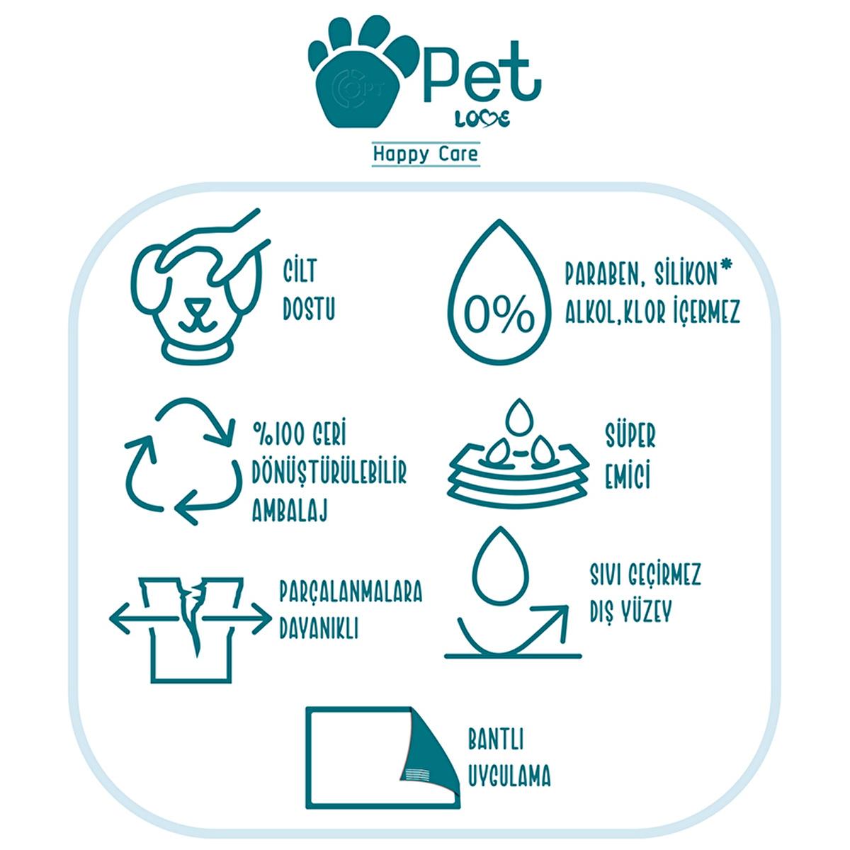 Pet Love Pet Training Pads for Dogs - Absorbent, Leak-Proof, Hygienic Pet Care Accessories