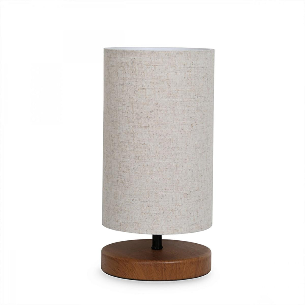 Homing Pu - Wooden Table Lamp with E14 Socket, Ambient Lighting for Home Decor