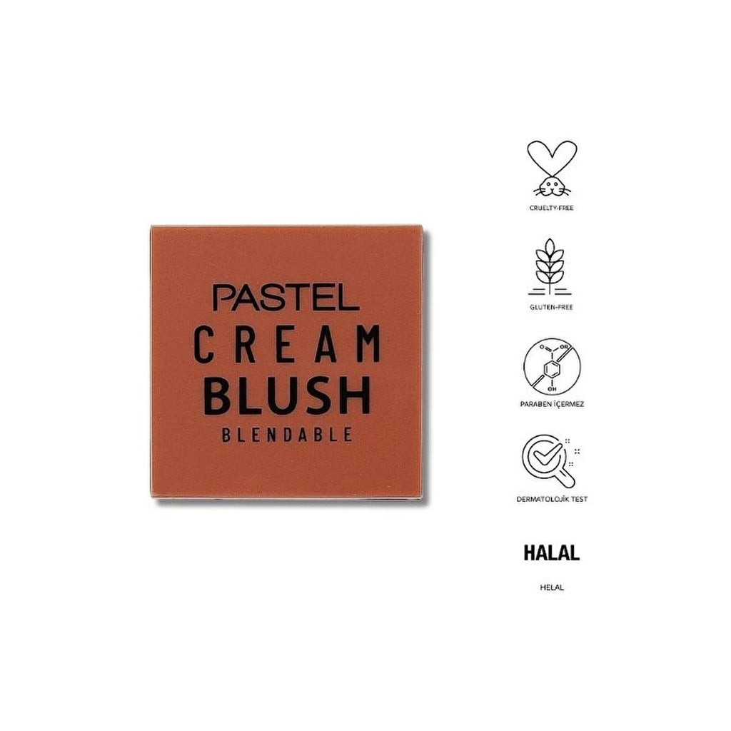 Pastel Profashion Cream Blush: Natural, Buildable, Long-Lasting Color - Cruelty, Paraben & Gluten-Free Formula