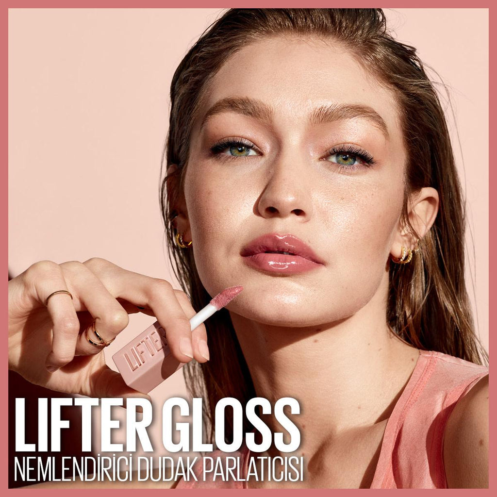 Maybelline New York Lifter Gloss - Hyaluronic Acid Lip Gloss for Moisturizing & Fuller Lips