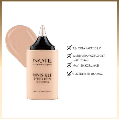 Note Invisible Perfection Foundation 120 Pink Undertone