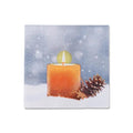 Alouette Christmas Napkin Candle Holder 20-Piece Set - Festive Holiday Decoration for New Year's & Christmas Celebrations