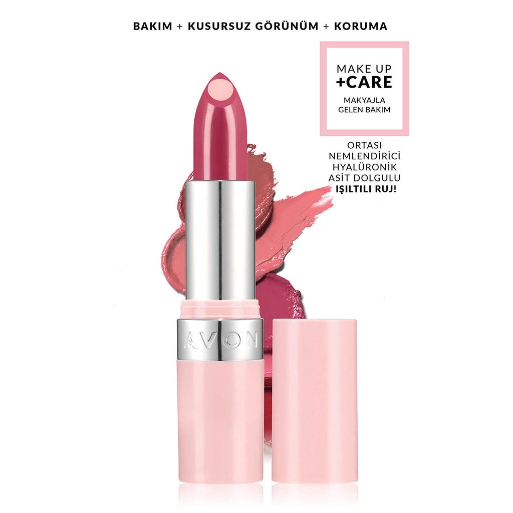 Avon Hydramatic Shine Lipstick in Rose Berry, Hydrating Lip Color