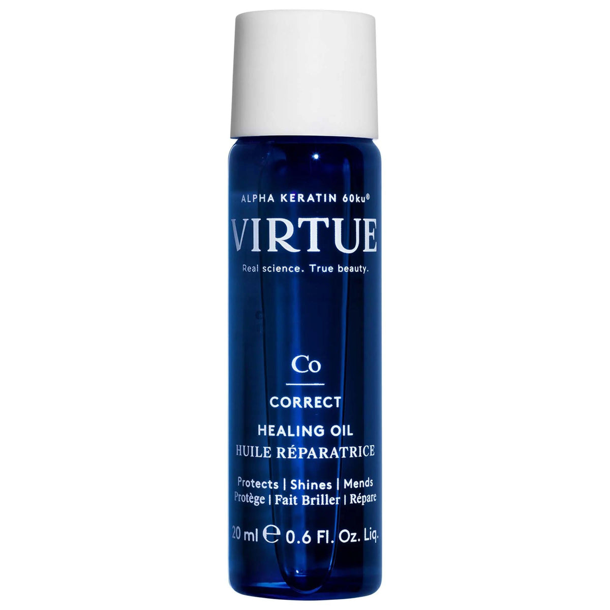 Virtue Mini Hydrating Healing Hair Oil - Nourishing, Non-Greasy, Vegan Hair Care with Alpha Keratin 60ku®