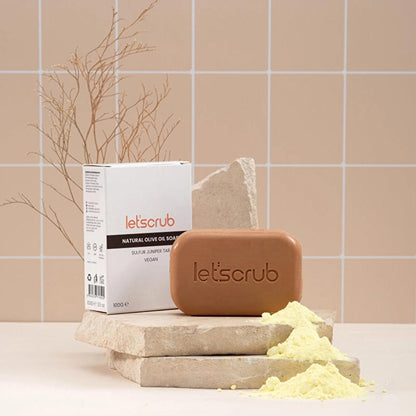 Let'scrub Olive Oil Sulfur & Juniper Soap 100g