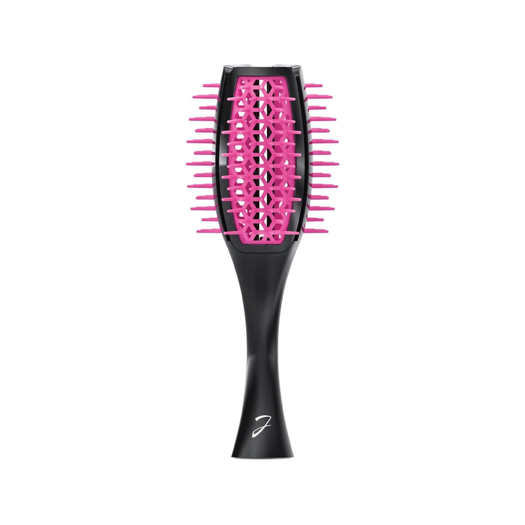 Janeke Tulip Brush Detangling Hair Brush Black Purple