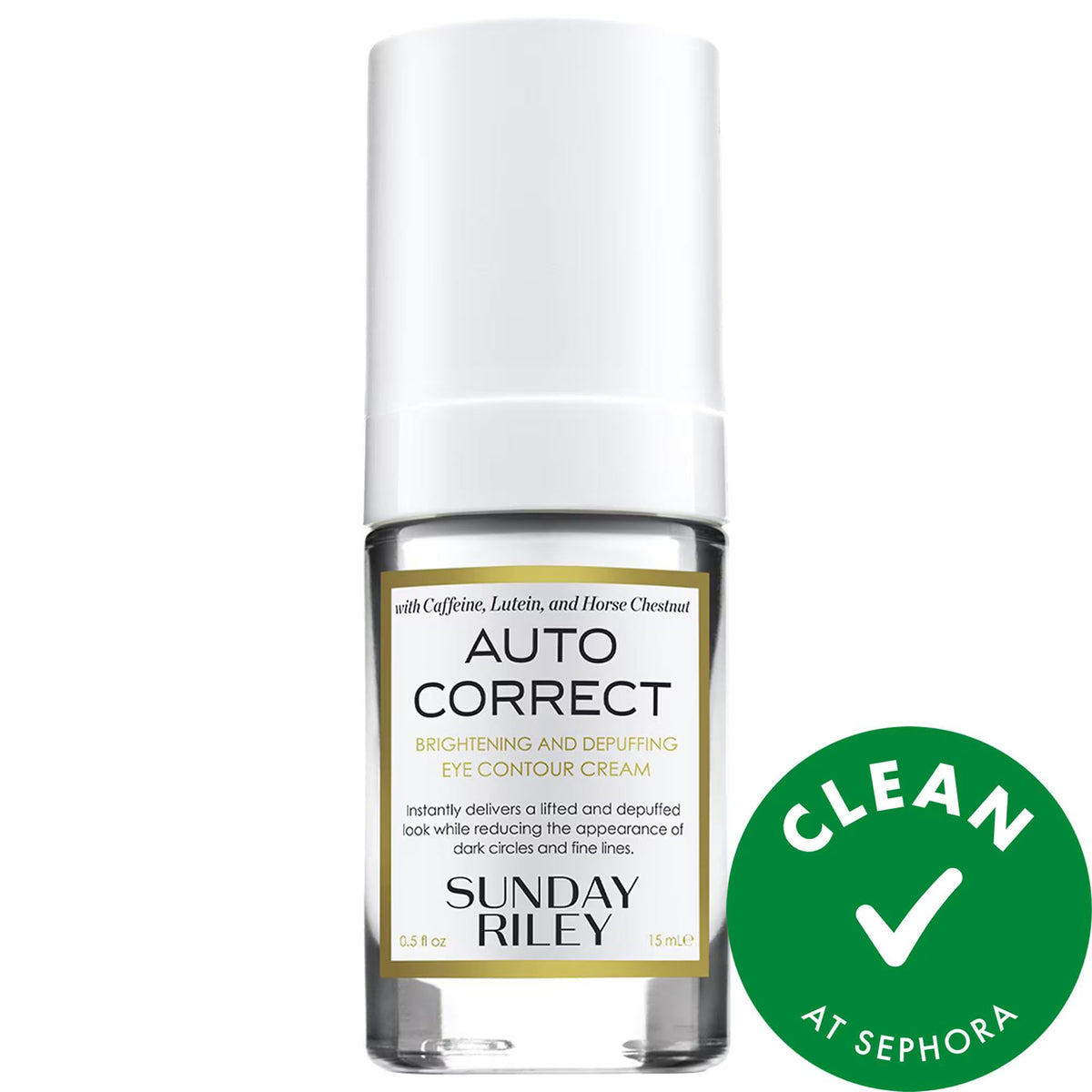 Drunk Elephant Auto Correct Brightening + Depuffing Eye Cream for Dark Circles - Hydrating, Anti-Aging Eye Care