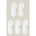 Ozzy Socks Women's 5-Pack Seamless Cotton Socks - Comfortable Footwear for Women, Sizes 36/40