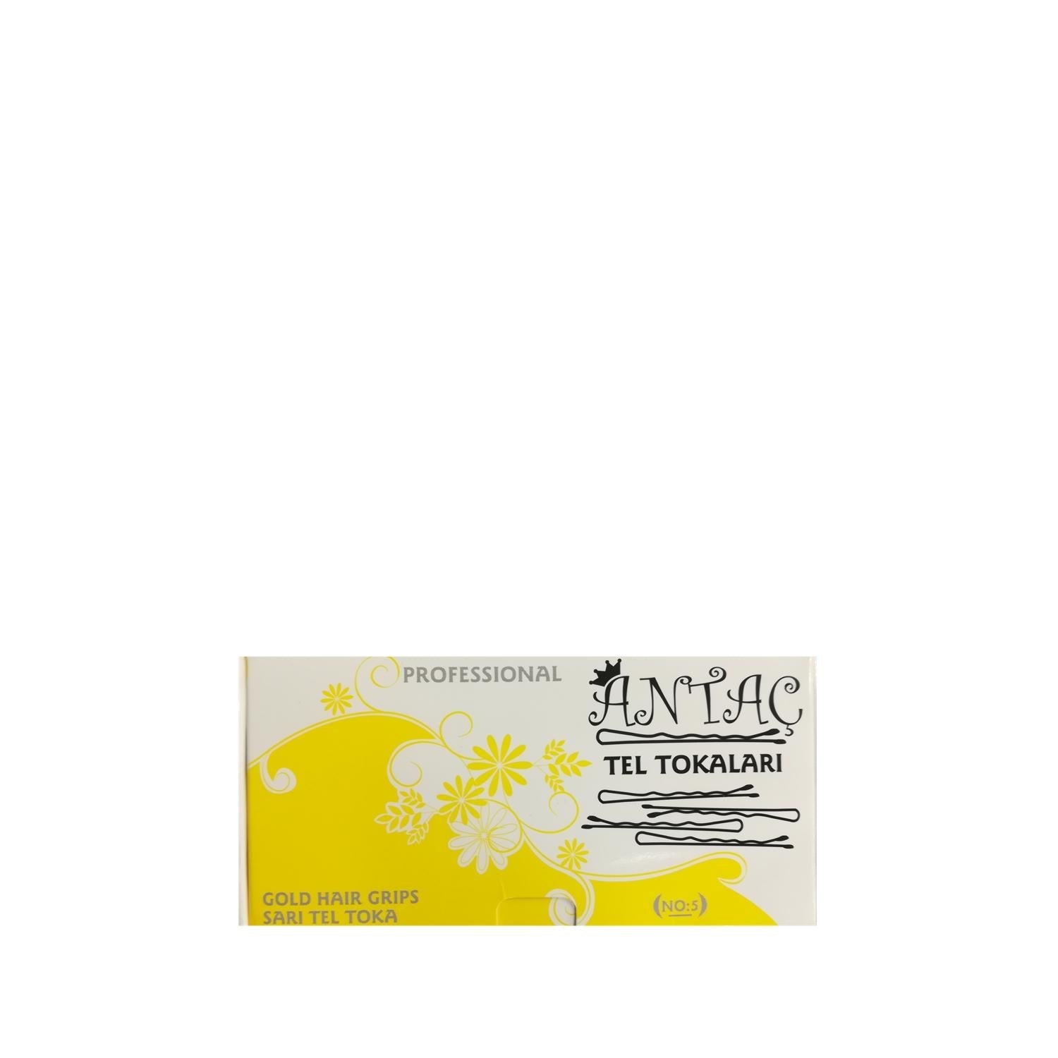 Antaç Yellow Wire Hair Clip No:5 - Stylish Hair Accessories for Effortless Styling