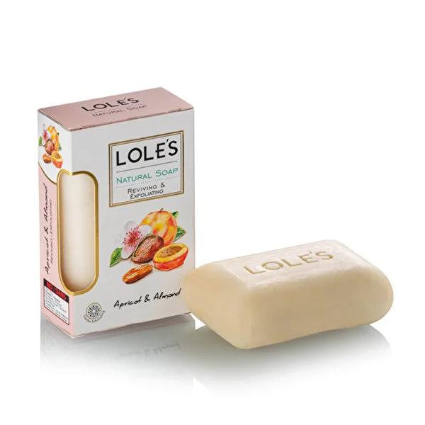 Lole's Natural Apricot & Almond Soap - Moisturizing, Vitamin E Enriched, 150g