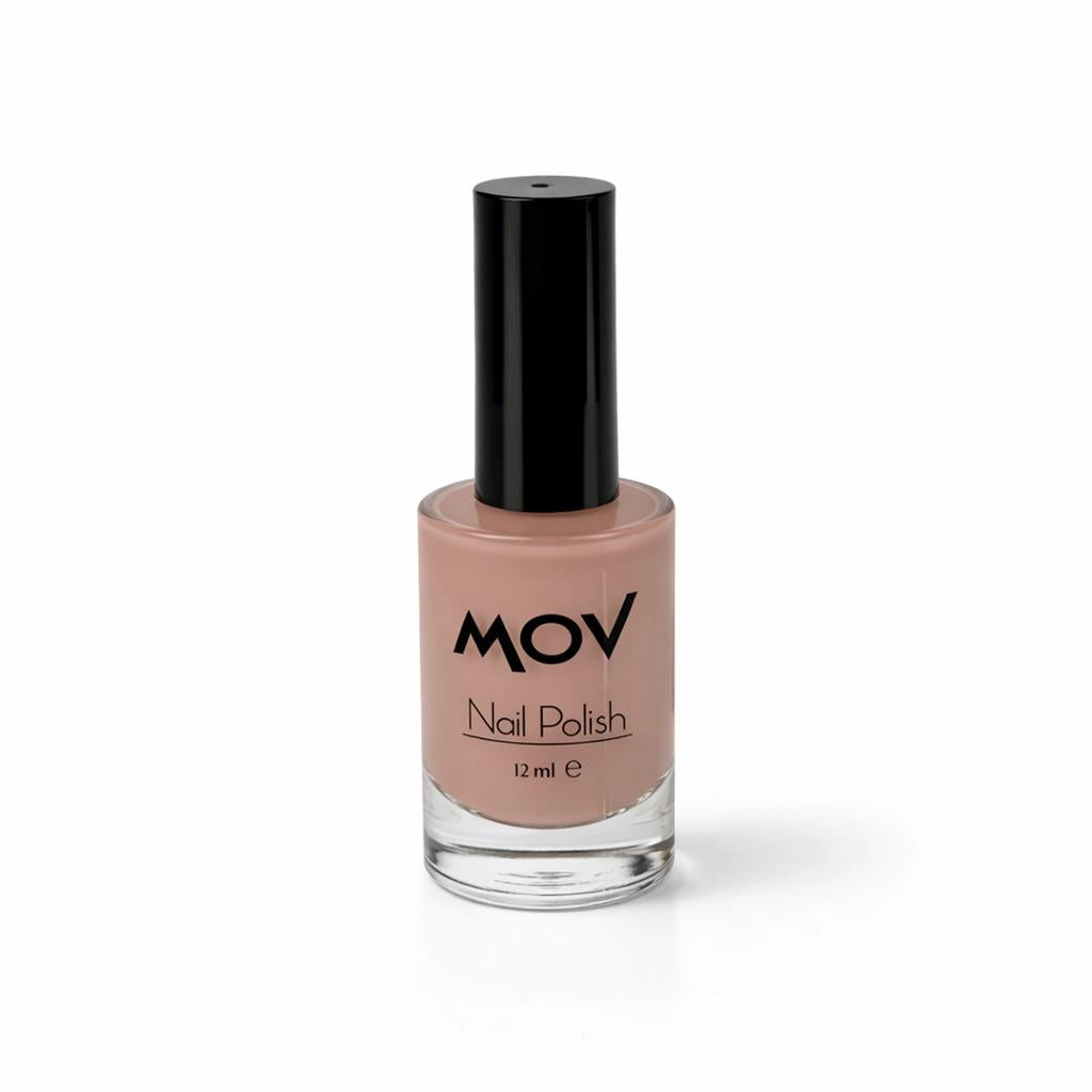 Mov Nail Polish No: 06 Light Brown - Glossy Finish 10ml