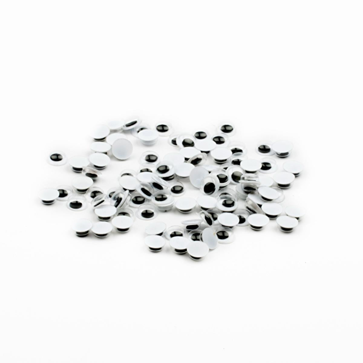 Lino Movable Eyes 7 mm Craft Eyes - for Dolls and Stuffed Animals, Craft Supplies
