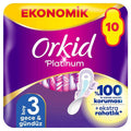 Orkid Platinum Night Sanitary Pads with Wings 10 Count