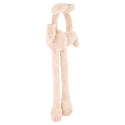 Eklips Kids Beige Plush Earmuffs for Cold Weather